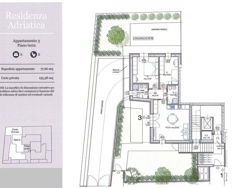 appartamento in vendita a Riccione