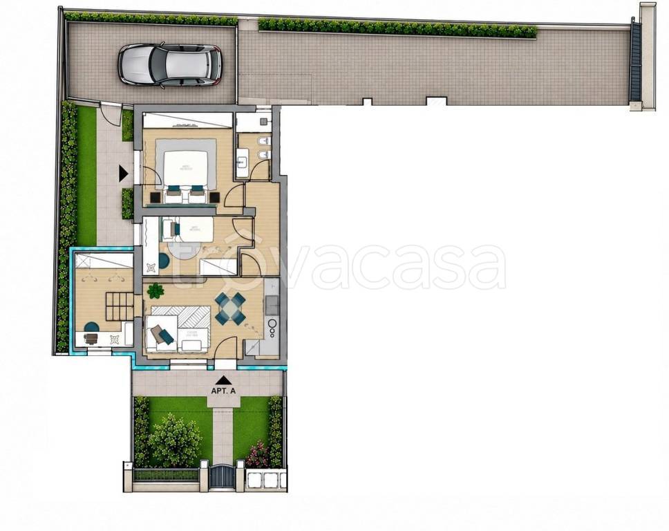 appartamento in vendita a Riccione in zona Alba