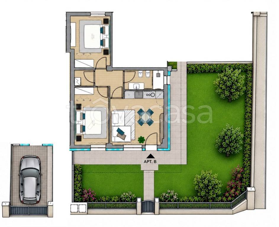 appartamento in vendita a Riccione in zona Alba
