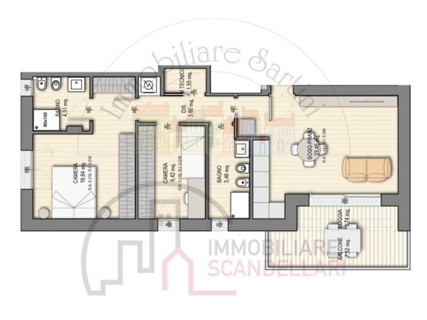 appartamento in vendita a Rimini in zona Borgo Mazzini