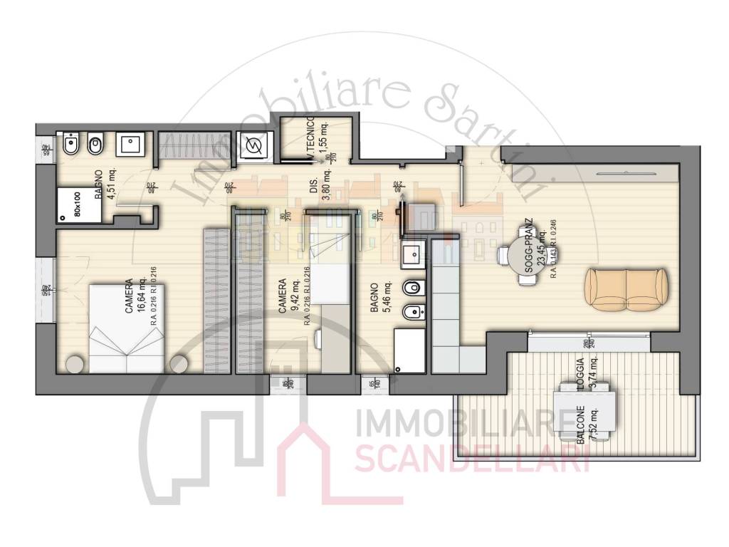 appartamento in vendita a Rimini in zona Borgo Mazzini
