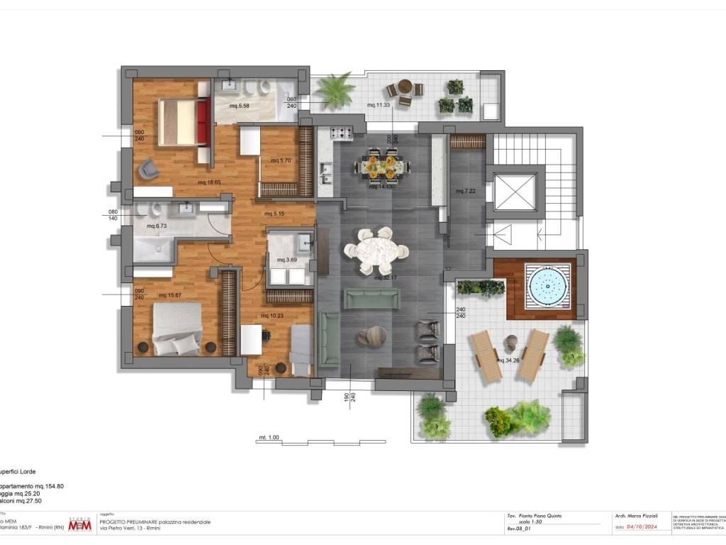 appartamento in vendita a Rimini in zona Bellariva