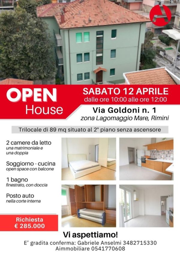 appartamento in vendita a Rimini in zona Lagomaggio