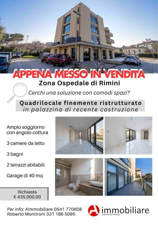 appartamento in vendita a Rimini in zona Lagomaggio