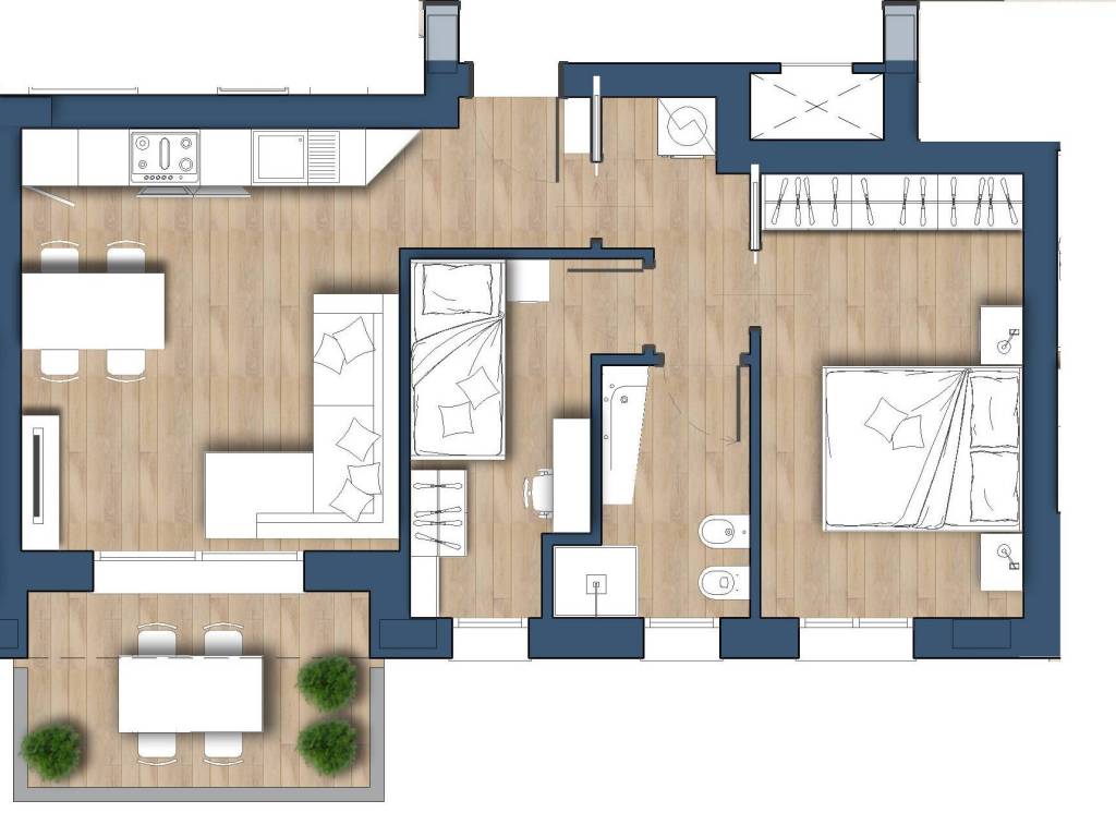 appartamento in vendita a Rimini in zona Viserba