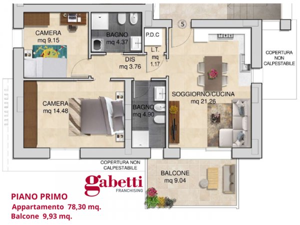 appartamento in vendita a Rimini in zona Colonnella