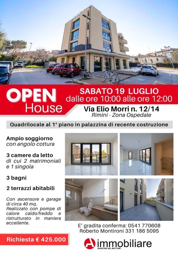 appartamento in vendita a Rimini in zona Lagomaggio