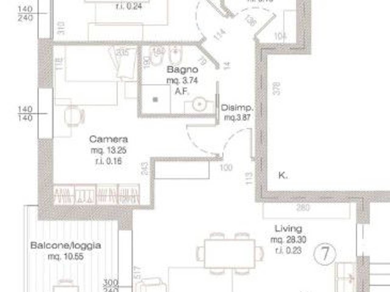 appartamento in vendita a Rimini in zona Corpolò