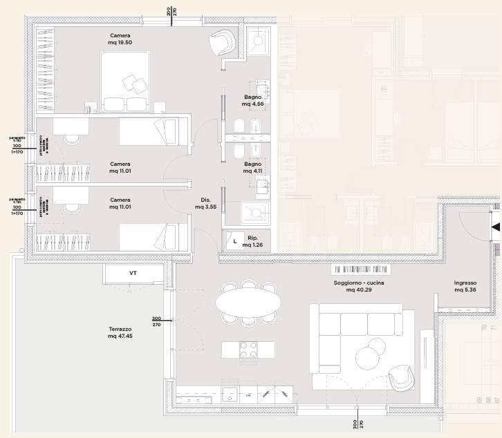appartamento in vendita a Rimini in zona Bellariva