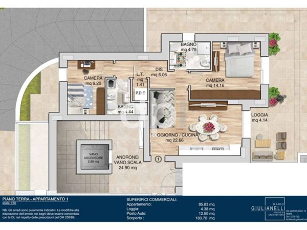 appartamento in vendita a Rimini in zona Bellariva