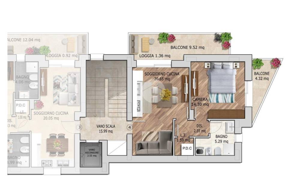 appartamento in vendita a Rimini in zona Viserba