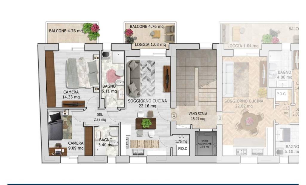 appartamento in vendita a Rimini in zona Viserba