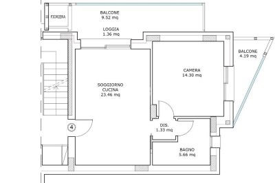 appartamento in vendita a Rimini in zona Viserba
