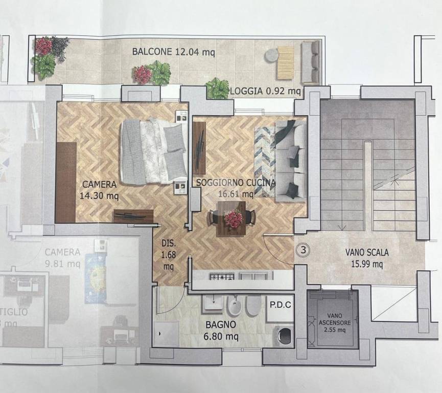 appartamento in vendita a Rimini in zona Viserba