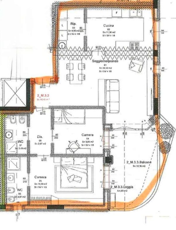 appartamento in vendita a Rimini in zona Viserba