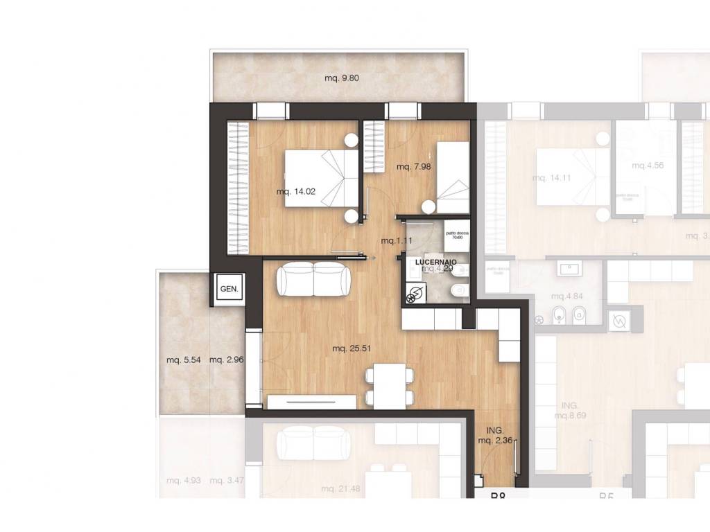 appartamento in vendita a Rimini in zona Vergiano