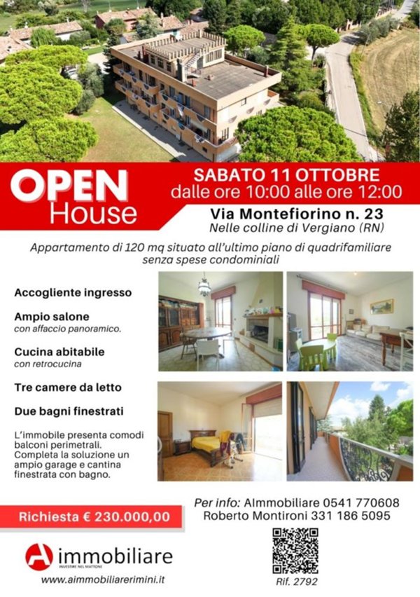 appartamento in vendita a Rimini in zona Vergiano