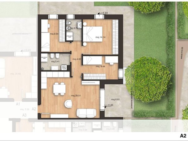 appartamento in vendita a Rimini in zona Spadarolo