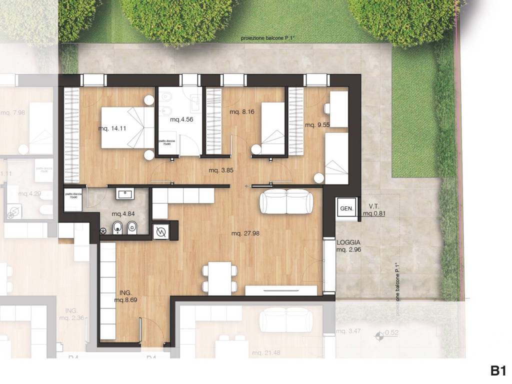 appartamento in vendita a Rimini in zona Spadarolo