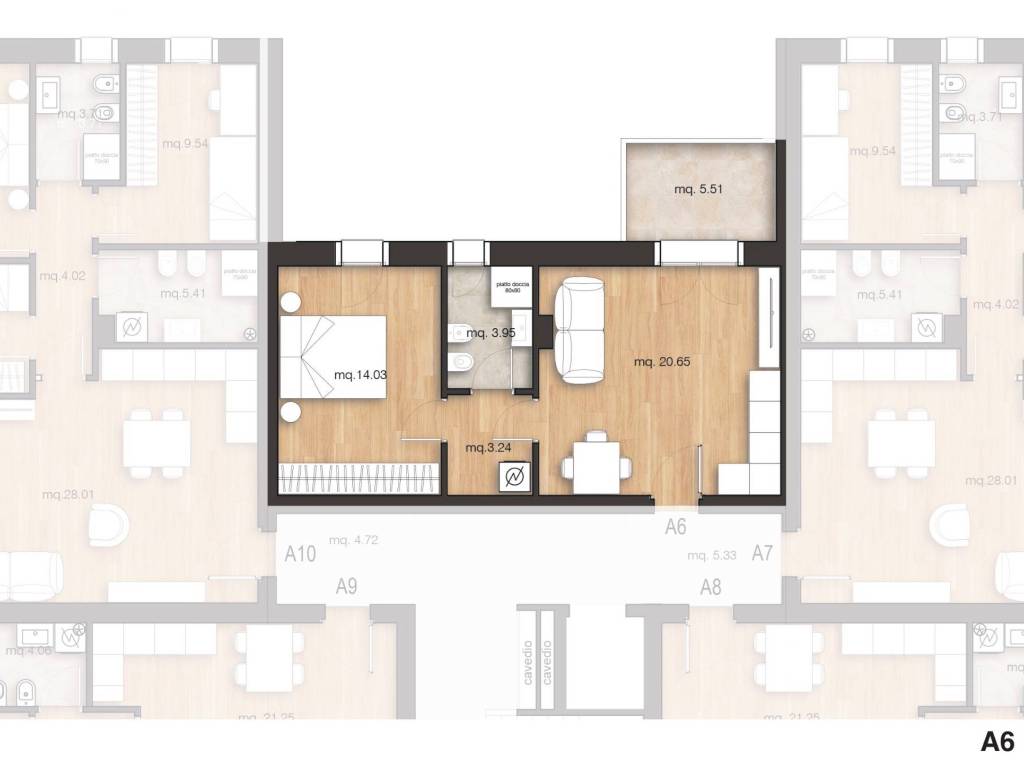 appartamento in vendita a Rimini in zona Spadarolo