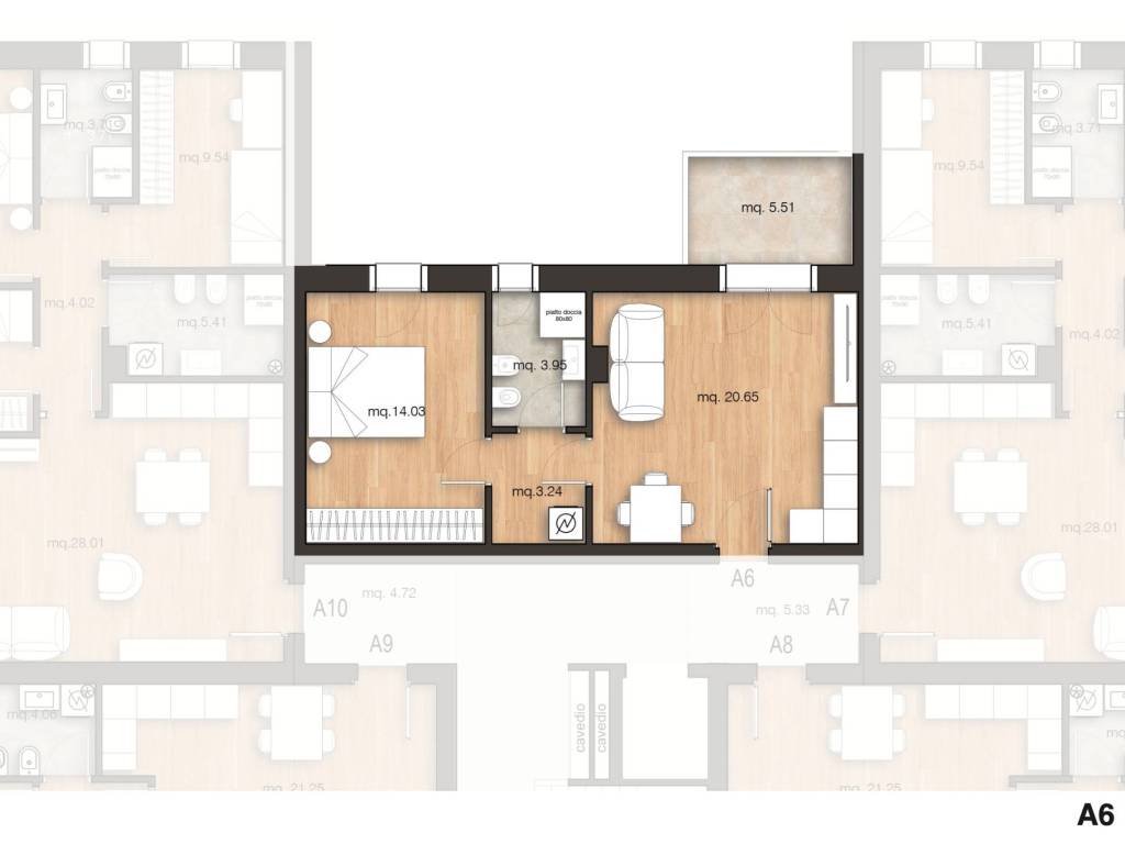 appartamento in vendita a Rimini in zona Vergiano