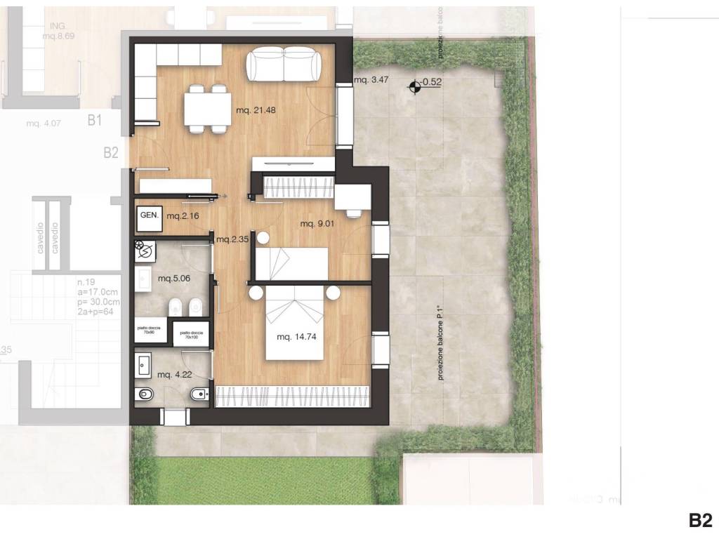 appartamento in vendita a Rimini in zona Spadarolo