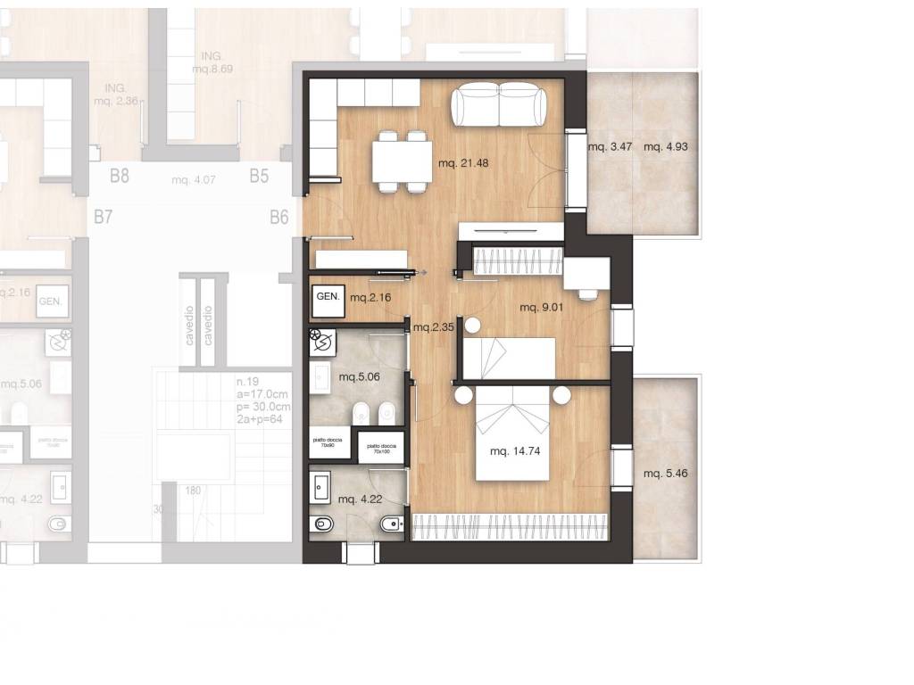 appartamento in vendita a Rimini in zona Spadarolo