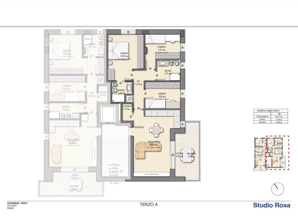 appartamento in vendita a Rimini in zona Fiera Vecchia