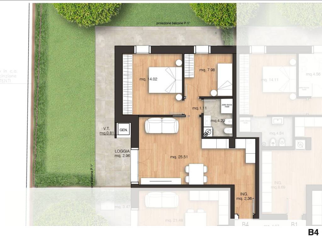 appartamento in vendita a Rimini in zona Vergiano