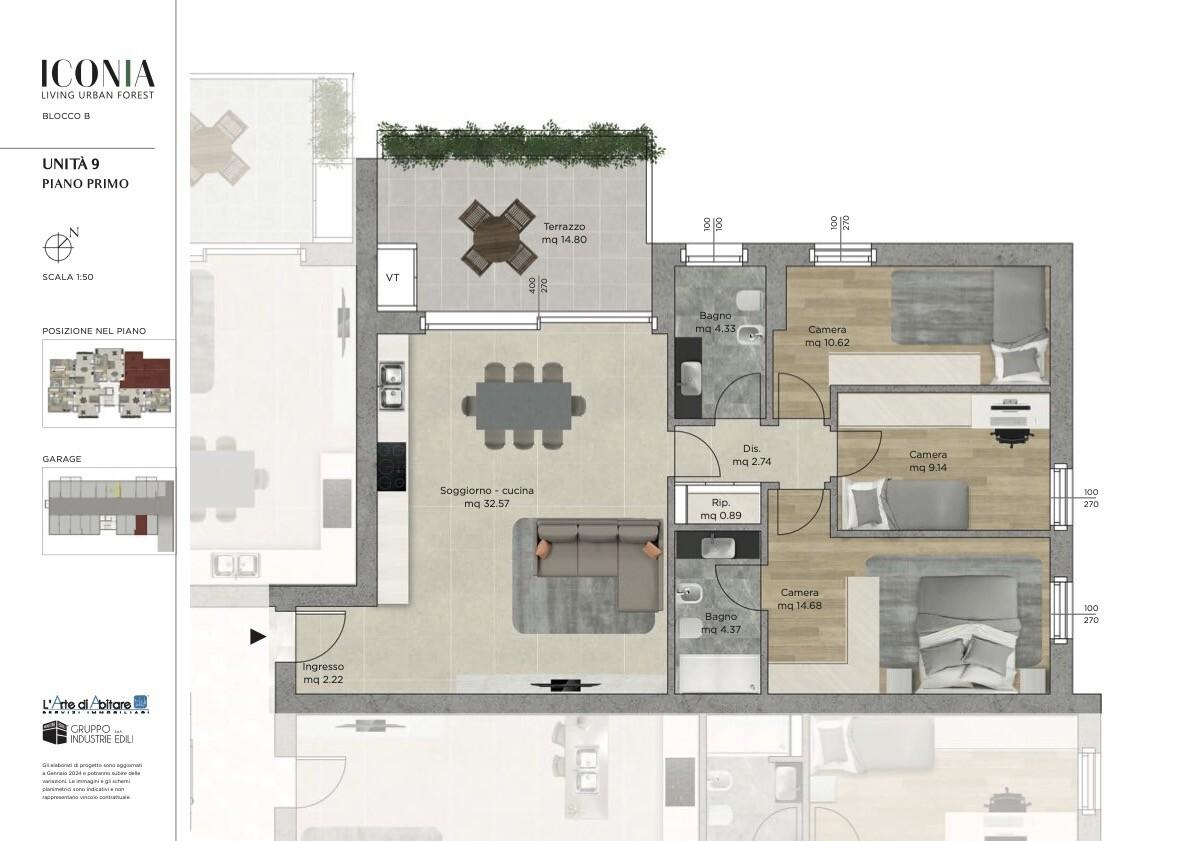 appartamento in vendita a Rimini in zona Bellariva