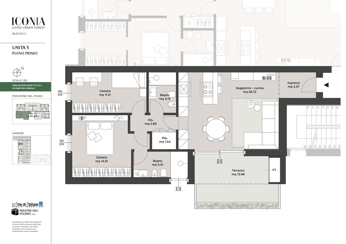 appartamento in vendita a Rimini in zona Bellariva