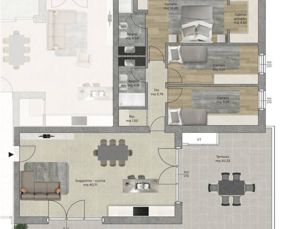 appartamento in vendita a Rimini in zona Bellariva