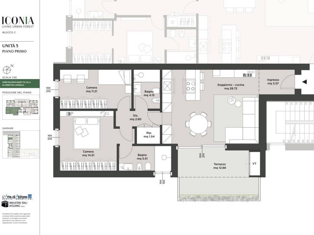 appartamento in vendita a Rimini in zona Lagomaggio