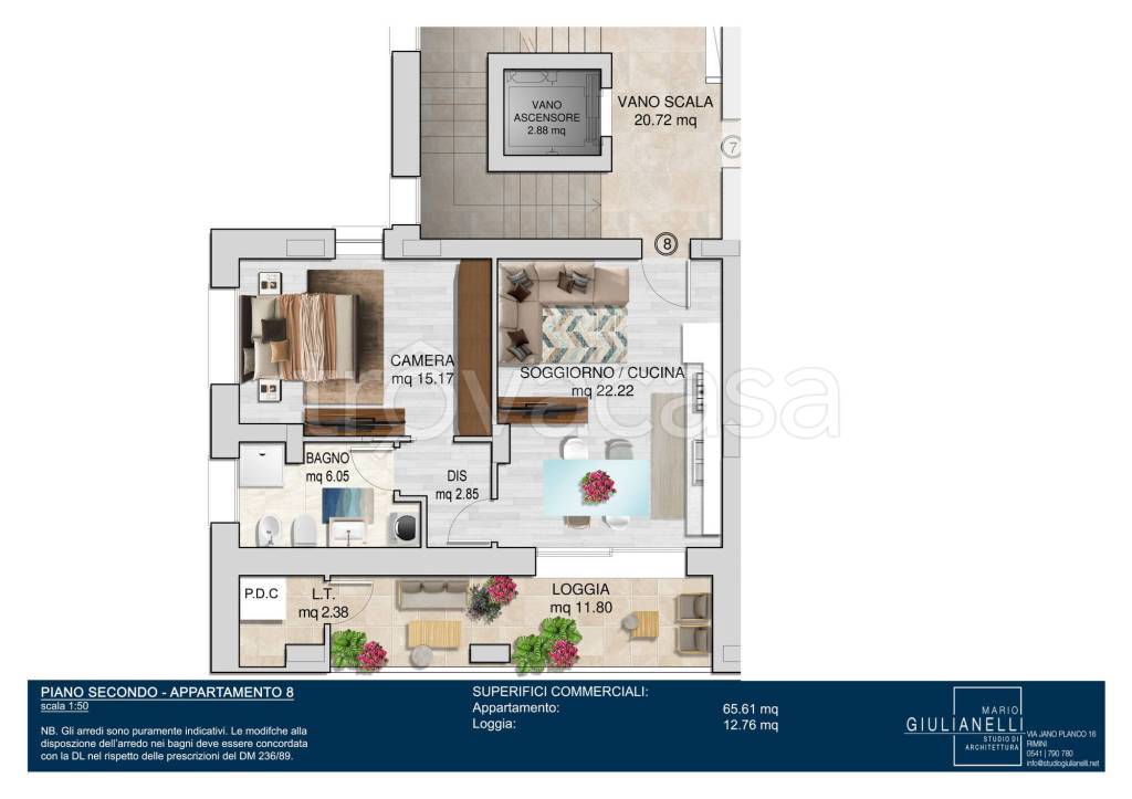 appartamento in vendita a Rimini in zona Lagomaggio
