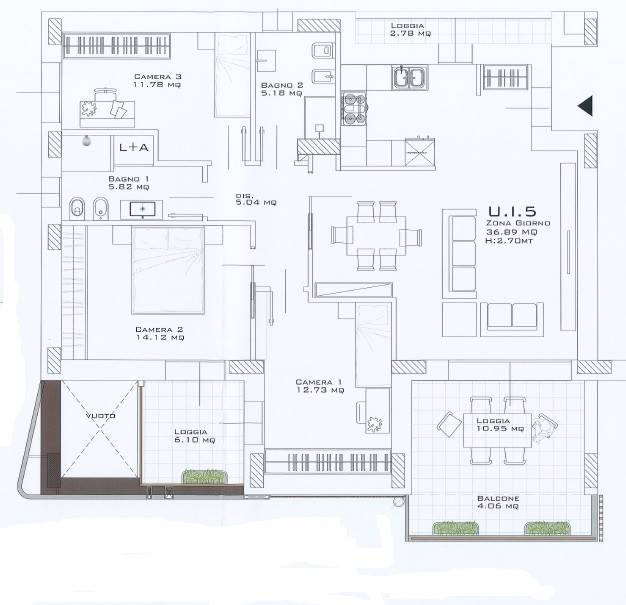 appartamento in vendita a Rimini in zona Borgo San Giuliano