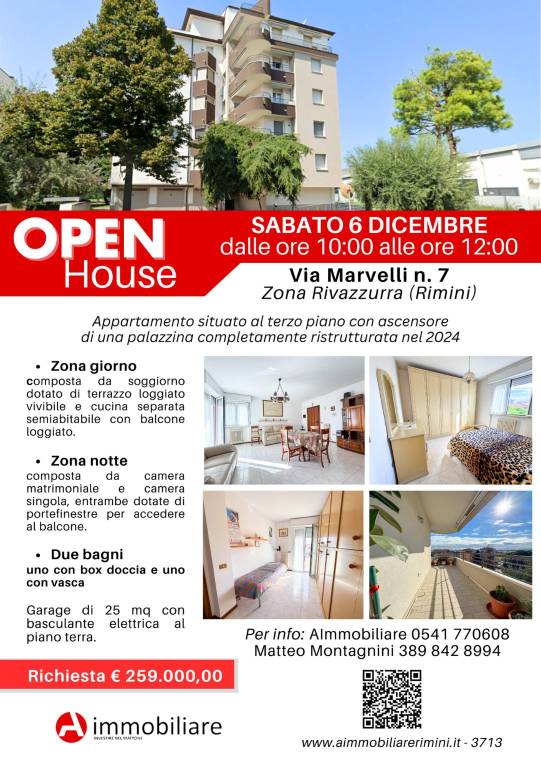 appartamento in vendita a Rimini in zona Rivazzurra