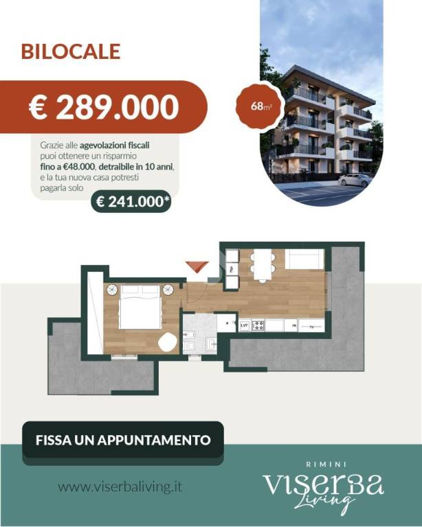 appartamento in vendita a Rimini in zona Viserba