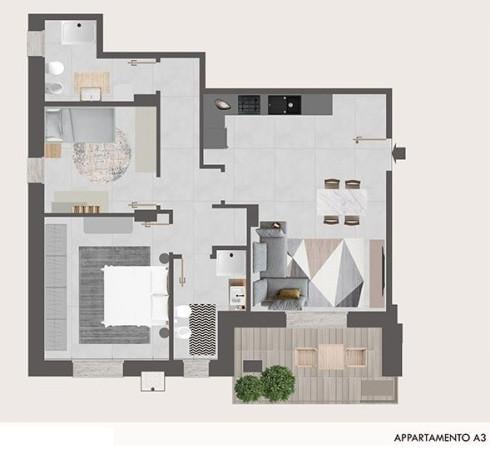 appartamento in vendita a Rimini in zona Corpolò