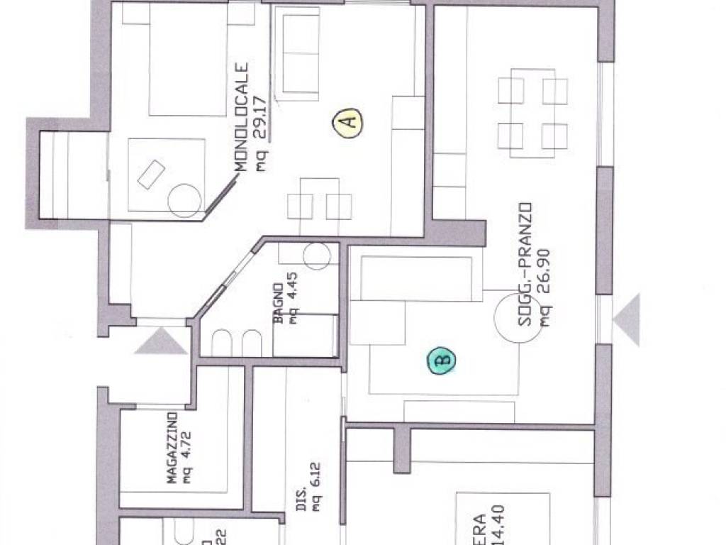 appartamento in vendita a Rimini in zona Borgo Mazzini