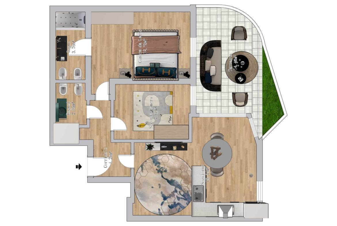 appartamento in vendita a Rimini in zona Viserba