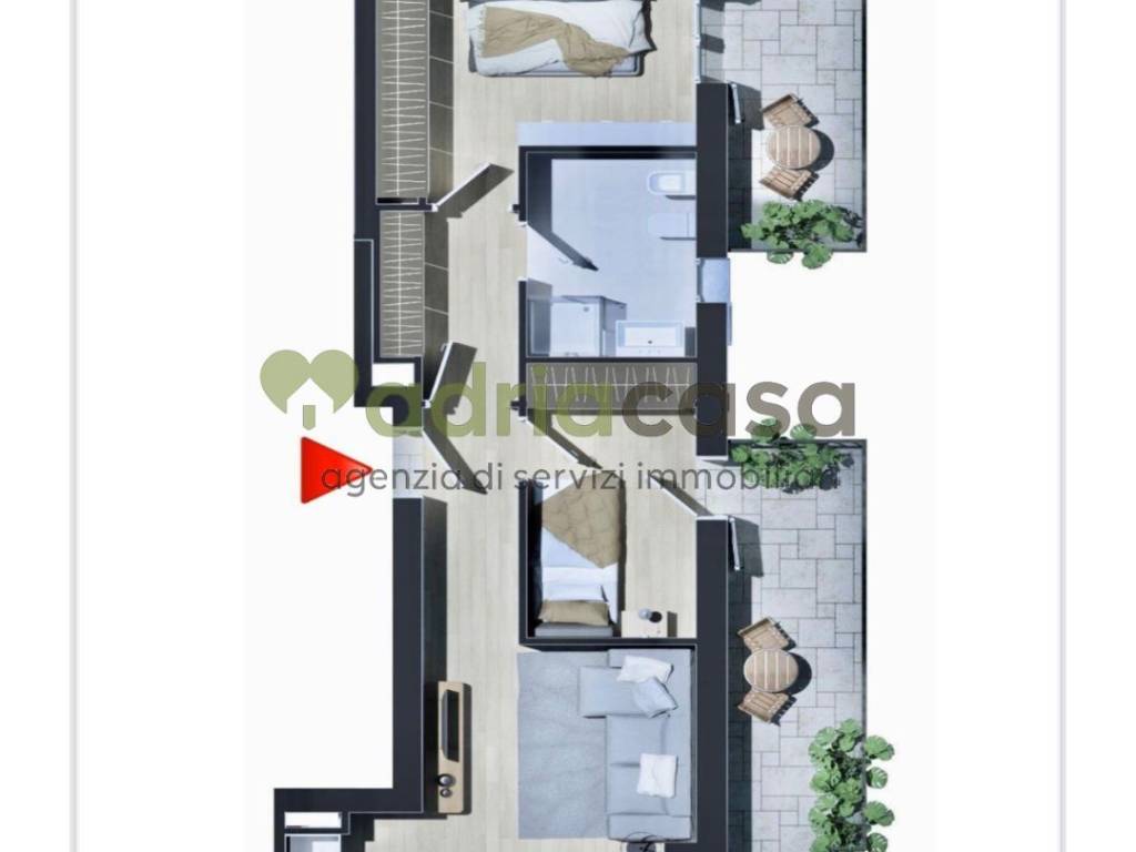 appartamento in vendita a Rimini in zona Bellariva