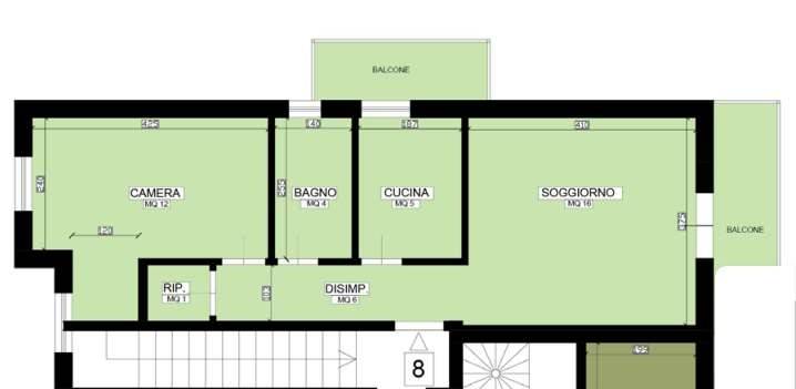 appartamento in vendita a Rimini in zona Rivazzurra