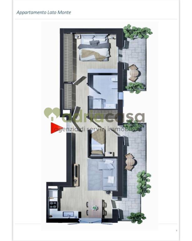 appartamento in vendita a Rimini in zona Bellariva