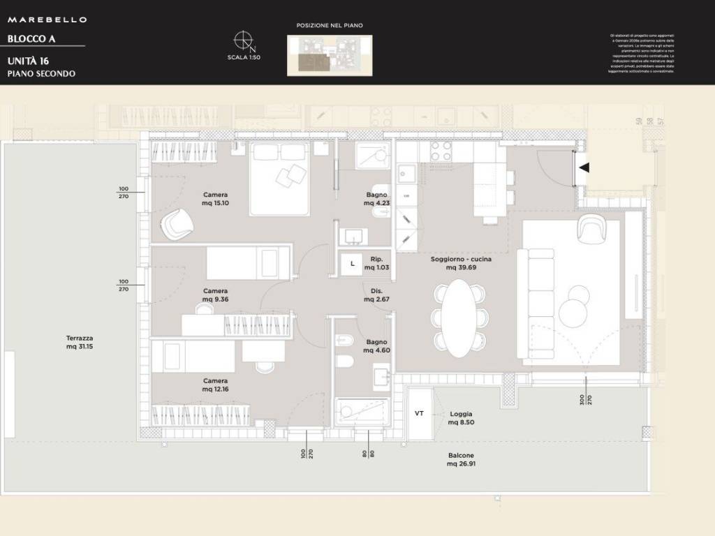 appartamento in vendita a Rimini in zona Bellariva