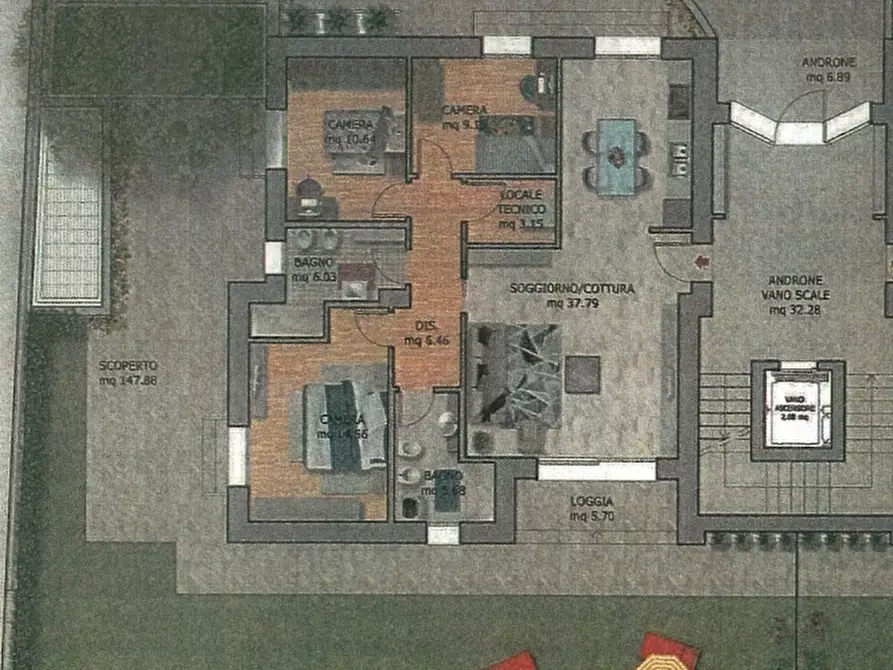 appartamento in vendita a Rimini in zona Fiera Vecchia