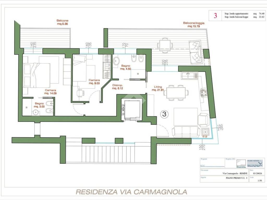 appartamento in vendita a Rimini in zona San Giuliano a Mare