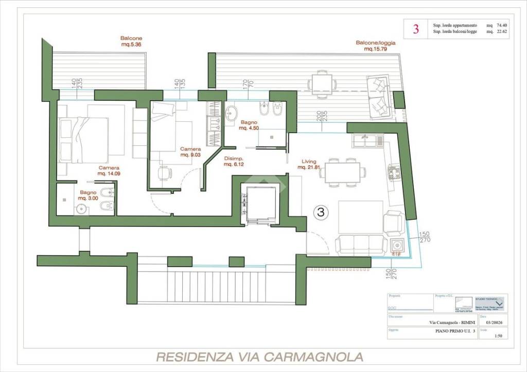 appartamento in vendita a Rimini in zona San Giuliano a Mare