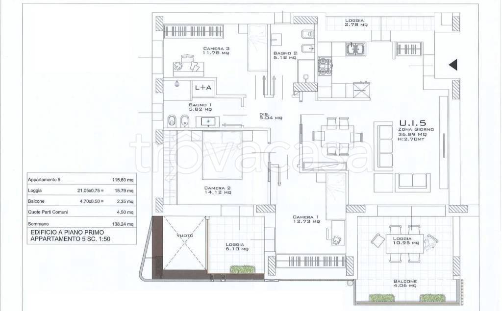 appartamento in vendita a Rimini in zona Borgo San Giuliano