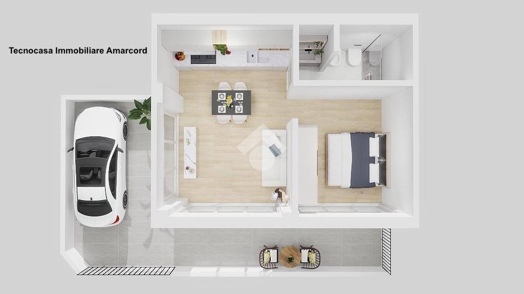 appartamento in vendita a Rimini in zona Lagomaggio