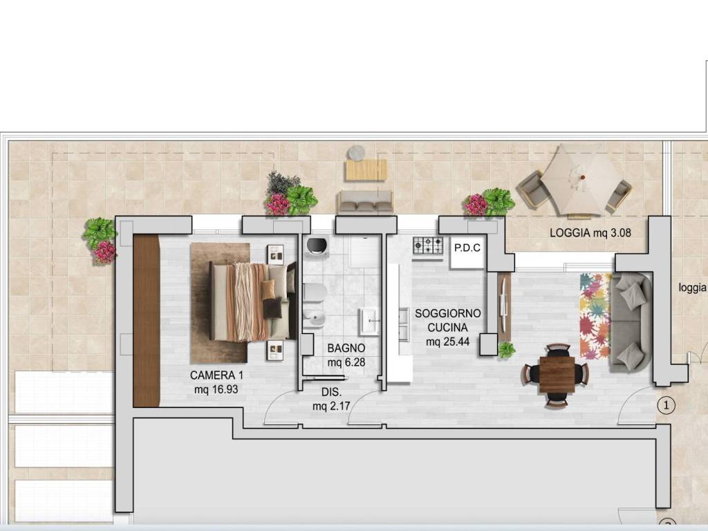 appartamento in vendita a Rimini in zona Spadarolo